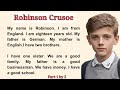 Robinson crusoe part one  improve your english interesting story  learn english through stories