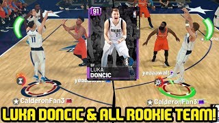 AMETHYST LUKA LEADS ALL ROOKIE TEAM! AYTON, TRAE YOUNG, JACKSON! NBA 2k19 MYTEAM GAMEPLAY