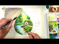 World water day drawing  poster color painting step by step  how to paint scenery tutorial