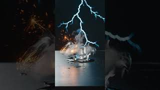 Lightning ⚡️ vs Ice Cube | Ultra Slow-Mo Macro Loop