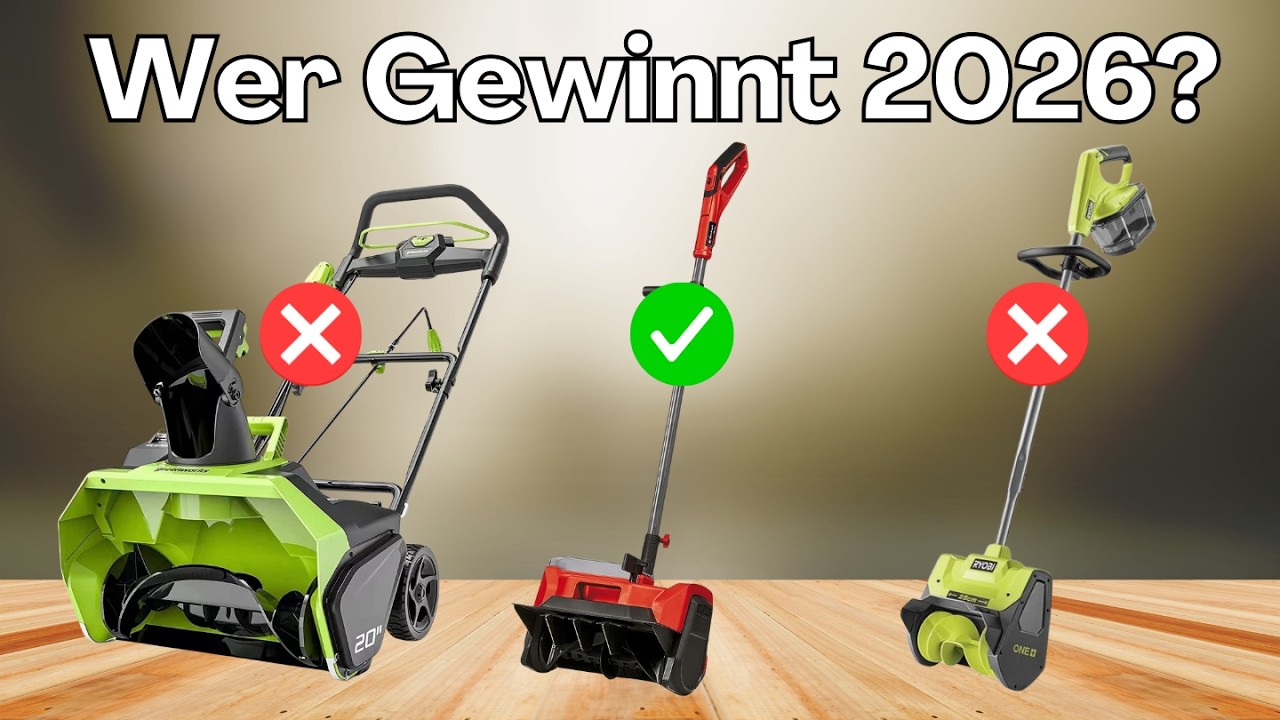 Die 5 besten Akku-Schneefräsen im Test – Welche gewinnt?