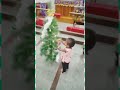 Christmas tree decorating in 2 years child | #Shortsfun