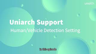 Smart Functions Setting Human and Vehicle Detection Setting