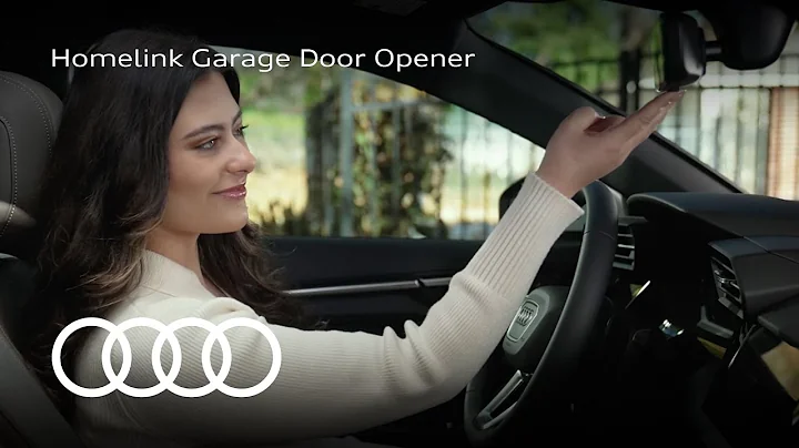 Audi Tech Tutorial: Homelink Garage Door Opener