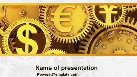Finance PowerPoint Template by PoweredTemplate.com