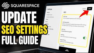 How to update Squarespace SEO settings for cleaner UX and structure - Full Guide