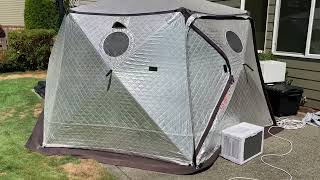 Shiftpod II and Midea 8000 BTU U-Shaped Air Conditioner