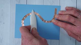 How To Make Curves With Copper Tape