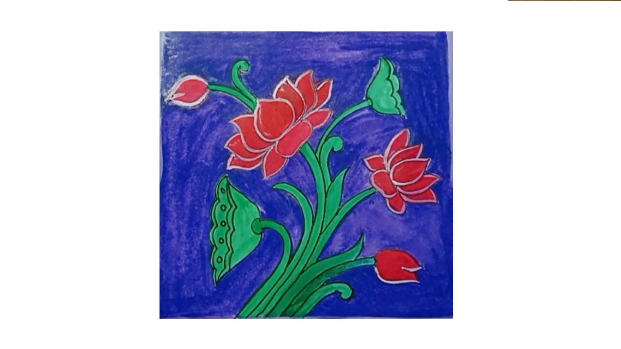 Alekhan How To Draw Lotus Alekhan Drawing YouTube