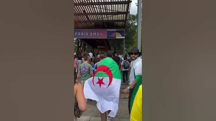 لجماهير الجزائرية متجهة بقوة الملعب من أجل مساندة البطلة إيمان خليف 🇩🇿❤️#الجزائر #إيمان_خليف #باريس
