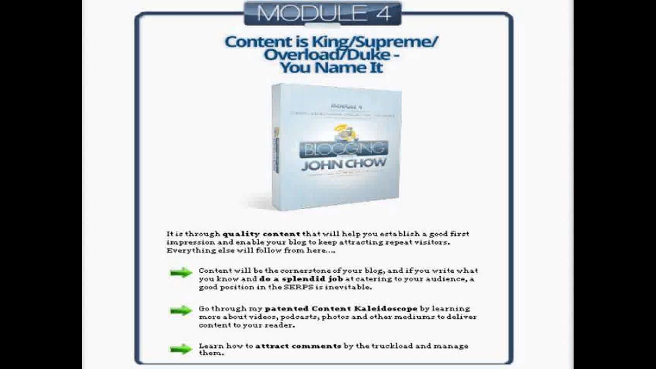 My Honest and Unbiased Blogging with John Chow Product Review Uncensored