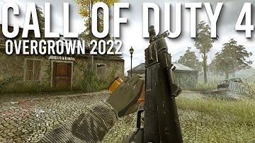 Call of Duty 4: Modern Warfare Multiplayer In 2022 Overgrown Gameplay | 4K
