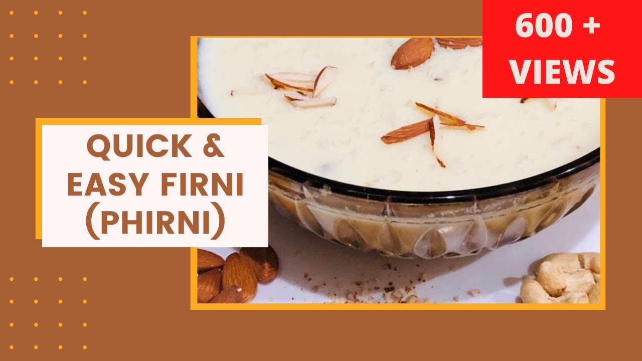 Quick and easy Firni /Phirni / Rice Flour Pudding ||Быстро и легко Фирни || "Ab aaye ga mazaa!"