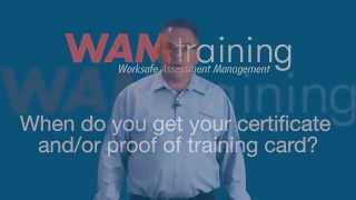 WHEN DO YOU GET YOUR CERTIFICATE OF LICENCE? by WAM Training 120 views 9 years ago 15 seconds