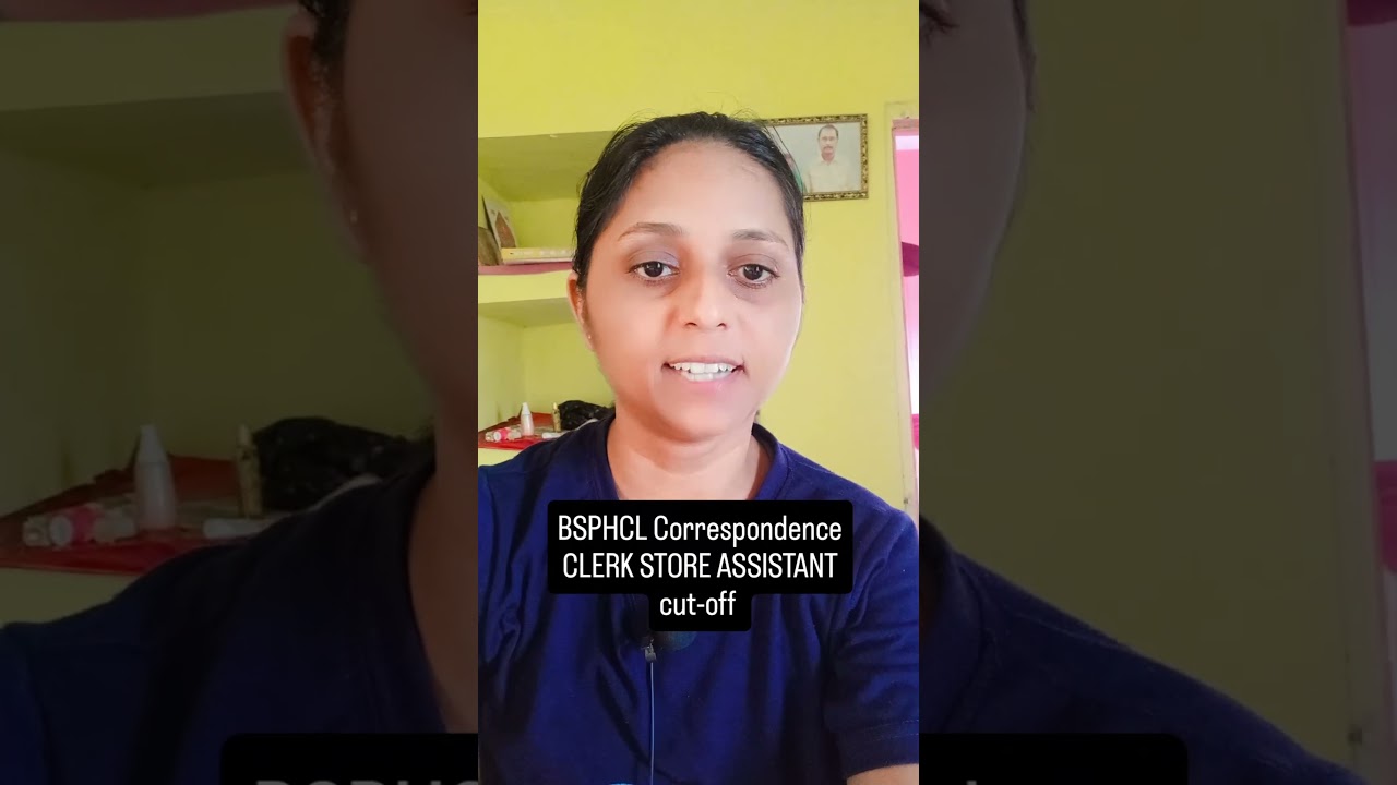BSPHCL CORRESPONDENCE CLERK EXPECTED CUT-OFF