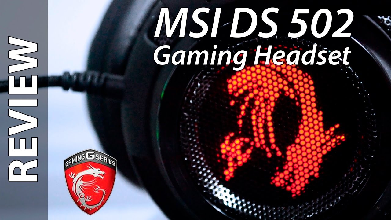 MSI DS502 REVIEW Gaming Headset - Auriculares ( EN ESPAÑOL ) - YouTube