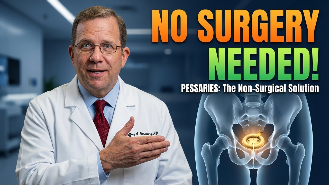 Пессарии: нехирургическое решение проблемы выпадения тазовых органов и недержания мочи.