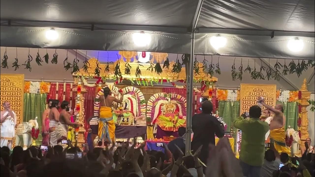 Srirama kalyanam in Srirama navami Hanuman Temple USA YouTube