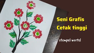 Seni grafis cetak tinggi// Stempel Wortel @Bundalena520 Seni grafis cetak tinggi// Stempel Wortel @Bundalena520
