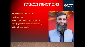 Function in python- (Video.7)