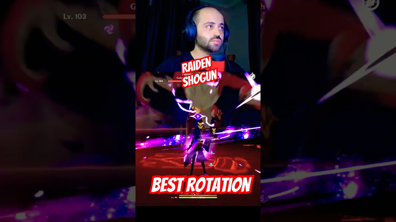 RAIDEN SHOGUN BEST ROTATION 🔥💀 