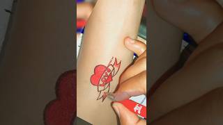 letest love tattoo?? viral shorts  video tattoo rktemporaryart