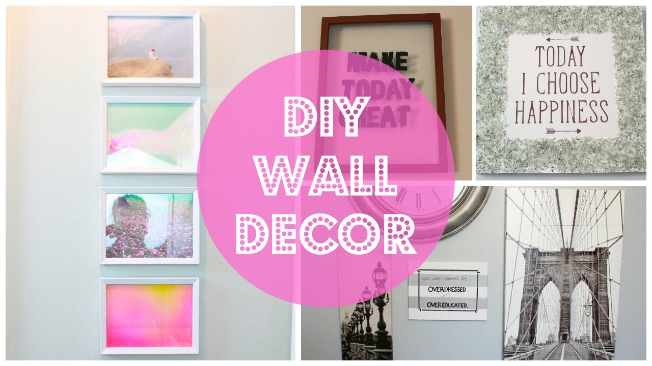  DIY  Wall  Decor  EASY CHEAP YouTube 