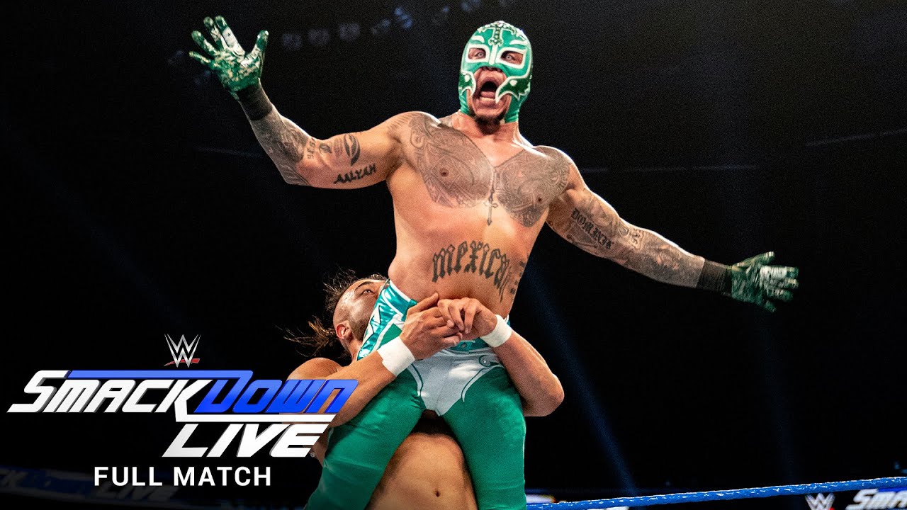 FULL MATCH - Rey Mysterio vs. Andrade – 2-out-of-3 Falls Match: SmackDown, Jan. 22, 2019