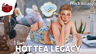 My sims went on a family holiday to Spain🏖️ | Hot Tea Legacy