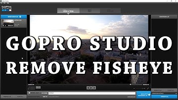 How to Remove Fisheye in GoPro Studio | GoPro Tutorial for Beginners
