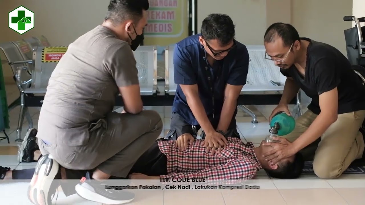 SIMULASI CODE BLUE UPTD PUSKESMAS DEMANGAN KOTA MADIUN