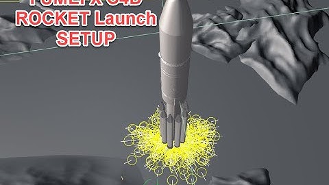 FUMEFX Cinema 4D  - Rocket Launch (Easy Setup)