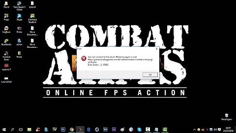 Error code = 2, 10060 (Combat Arms)