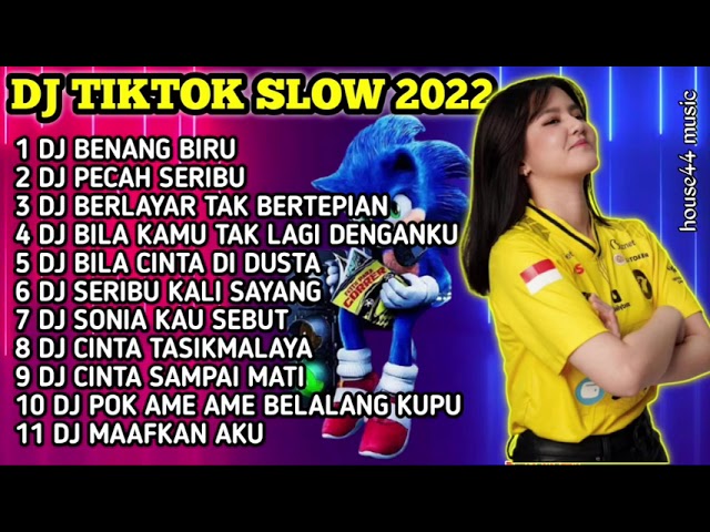 DJ TIKTOK SLOW 2022 FULL BASS • DJ DJ BENANG BIRU X  WALAUPUN AKU KALAH DI DALAM PERCINTAAN class=