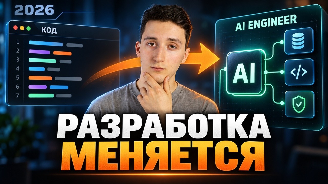 Разработчик в 2026: новый roadmap и путь к AI Engineer — Transcript