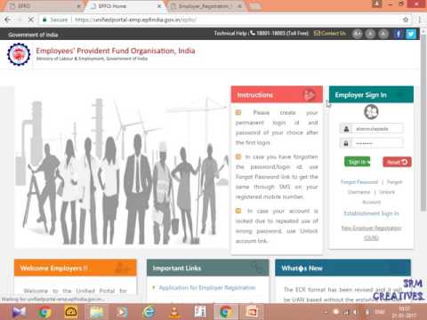 Online Registrstion of Establishment OLRE Portal
