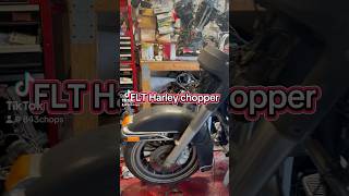 Building a FLT Harley chopper. #motorcycle #harleydavidson #harley #chopperstyle #chopper #biker