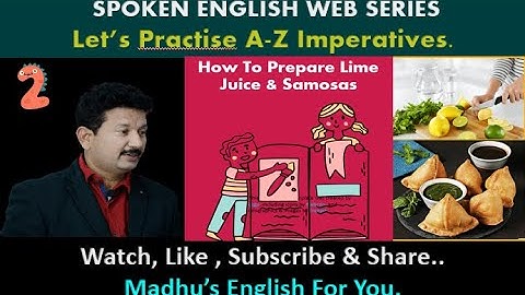 How to Prepare Recipes Using Imperatives.