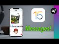 Everything NEW with Messages in iOS 15! Photos & Shared With You!