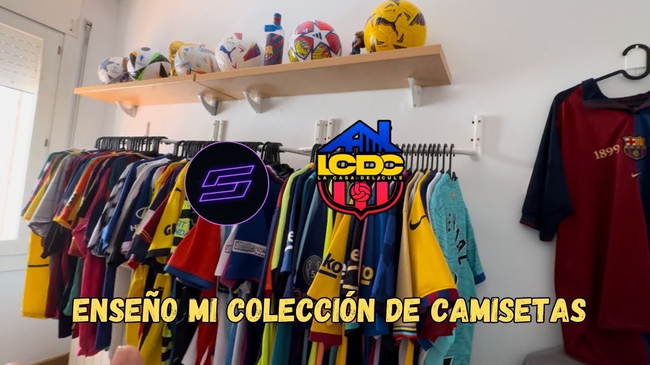 ENSEÑO MI COLECCIÓN DE CAMISETAS DE FÚTBOL. ACTUALIZADO A MAYO 2024