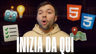 Come iniziare HTML e CSS nel 2025 DA ZERO ( RISORSE  + ROADMAP )