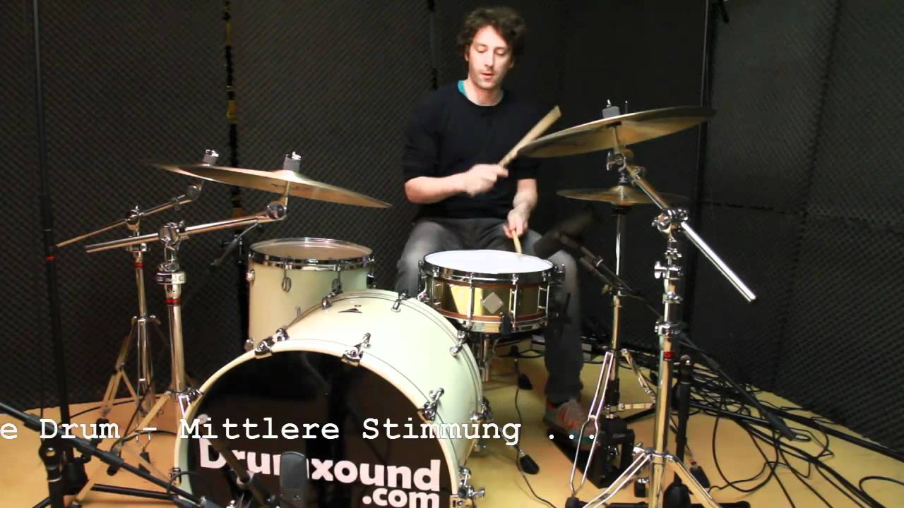 acoutin custom 14"x5,5" snare drum test www.drumxound.de YouTube