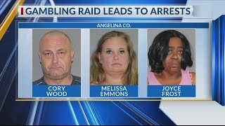 Several arrested in 5 building illegal gambling raid in Angelina County