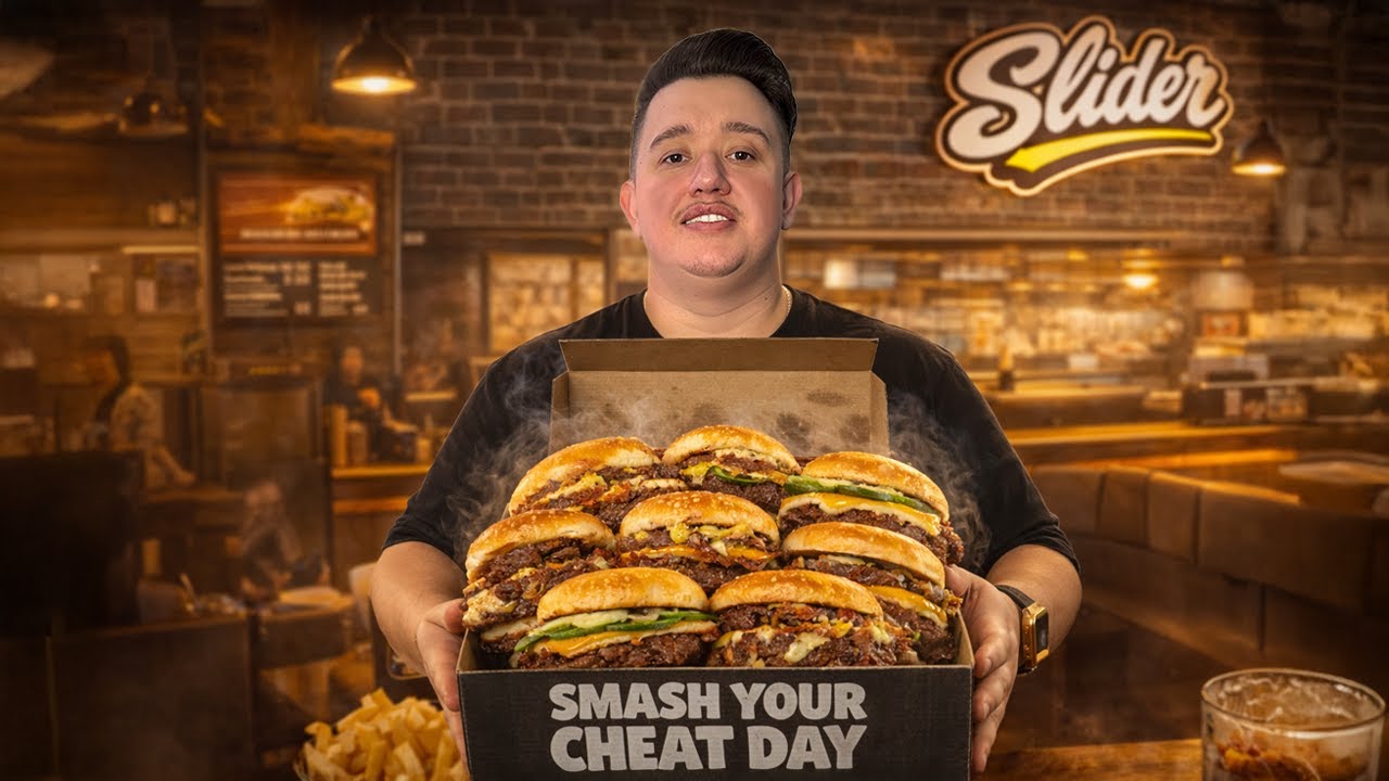 Care e CEL MAI BUN smash burger? 🍔 Am cumpărat TOT meniul de la Slider by Burgr Factory 🍔