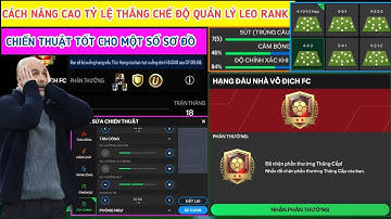 CÁCH NÂNG CAO TỶ LỆ WIN CHẾ ĐỘ QUẢN LÍ | MỘT SỐ TATICS VÀ MẸO CHO SƠ ĐỒ DỄ LEO RANK FC MOBILE