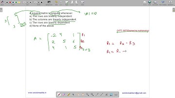 GATE 1987 | EM | SQARE MARIX | GATE TEST SERIES | SOLUTIONS ADDA | EXPLAINED BY VIVEK