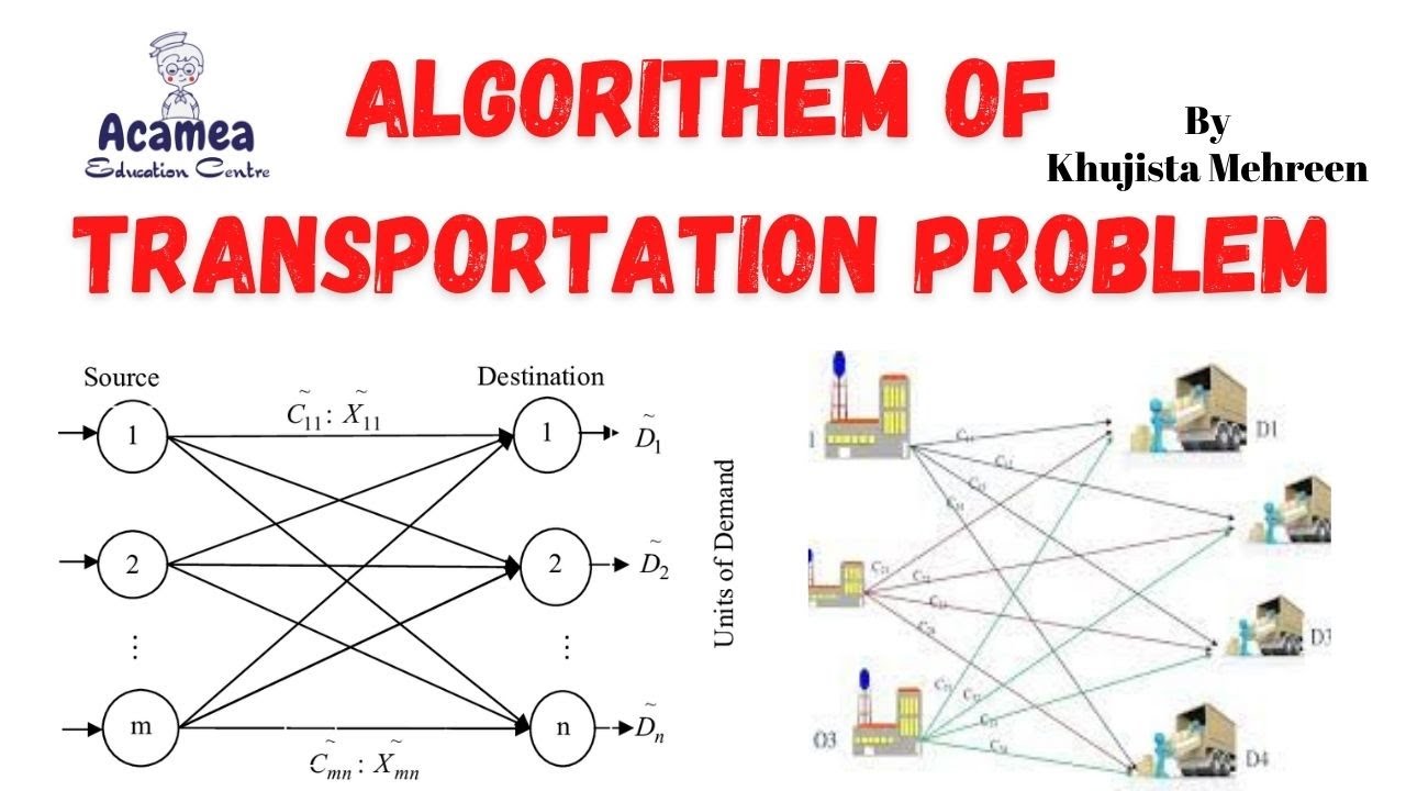 techniques used for solving transportation problem