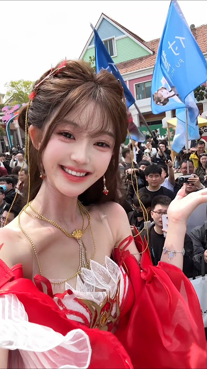 [Perfect World] Cosplay 🔥 Huo Ling'er ✨❤️ #cosplay #huolinger #perfectworld #donghua #shorts