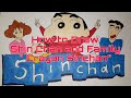 How to draw and coloring shinchan  family  crayon shin chan  for beginner learn to draw 
