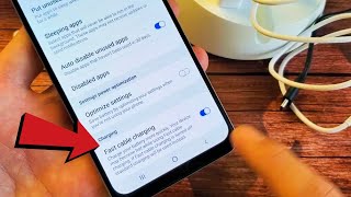 Galaxy A50 / A50s : How to Enable/Disable Fast Cable Charging screenshot 4